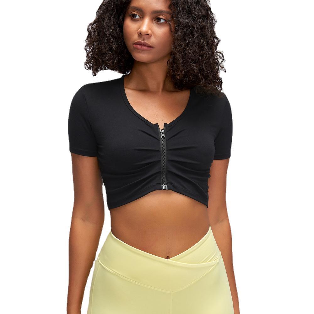 Sexy Tight-fitting Quick-drying Fitness Yoga Top T-shirt