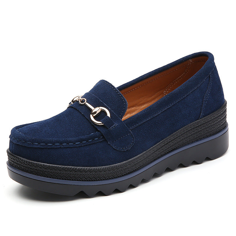 2.2 IN New Thick Sole Versatile Loafers