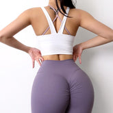 Gathered Medium-Impact Sports Bra