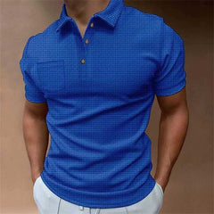 Men's Short Sleeve Button POLO Shirt