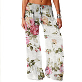 Printed Casual Yoga Wide-leg Trousers