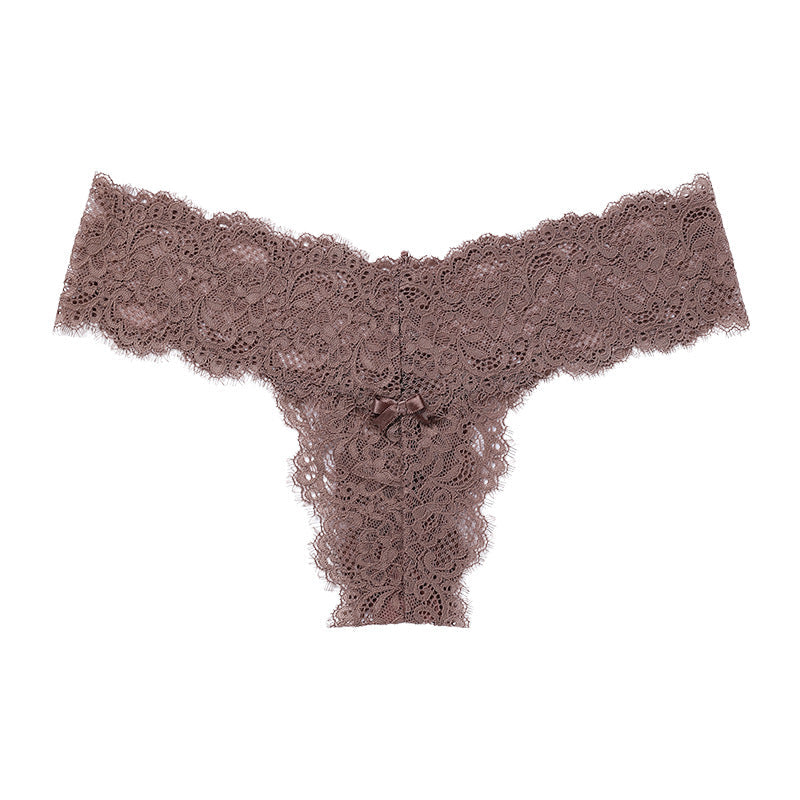 Female Bow-Knot Princess Lace Underwear