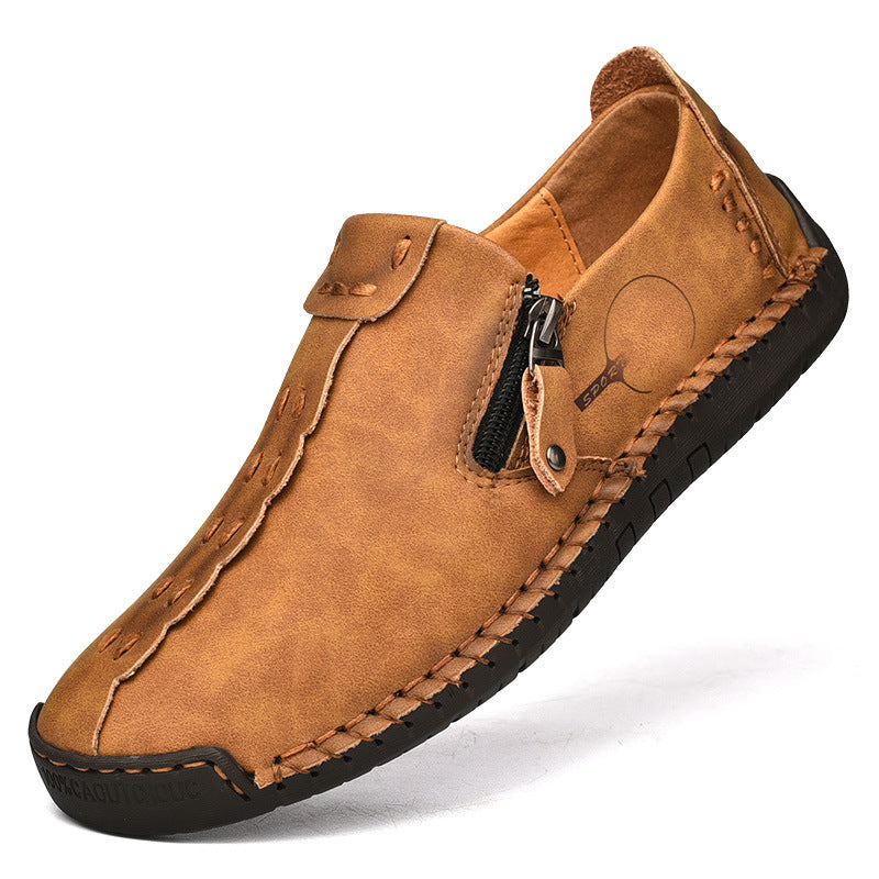 New Men's Casual Plus Size Business Leather Shoes