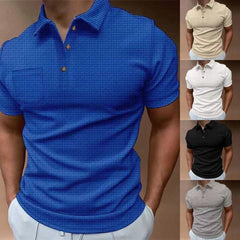 Men's Short Sleeve Button POLO Shirt