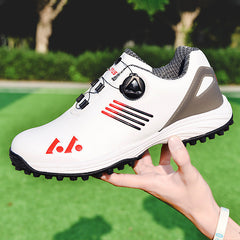 Waterproof Golf Shoes Rotating Shoe Buckle Non-slip Sneakers