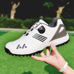 Waterproof Golf Shoes Rotating Shoe Buckle Non-slip Sneakers