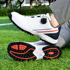 Waterproof Golf Shoes Rotating Shoe Buckle Non-slip Sneakers