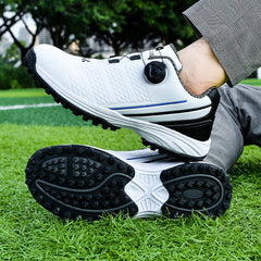 Waterproof Golf Shoes Rotating Shoe Buckle Non-slip Sneakers
