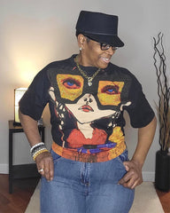 Studded Graphic T-shirts