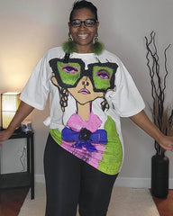 Studded Graphic T-shirts