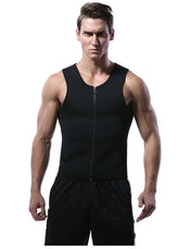 Sport Wicking Zipper Neoprene Men'S Body Shaper