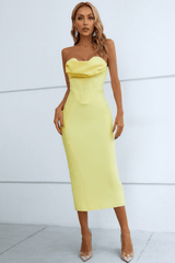Body Strapless Long Bandage Dress