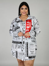 Vibes Flash Plus Size Dress