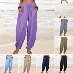 Women'S Linen Casual Pants