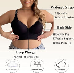 No More Pesky Bra Rolls - Side Compression Full Coverage Bra (Buy 1 Get 1 Free)