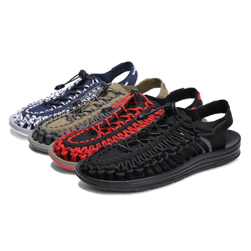 Summer Woven Unisex Closed Toe Soft Beach Shoes