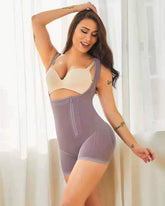 Fajas Postpartum Side Zipper One-Piece Slim Bodysuit