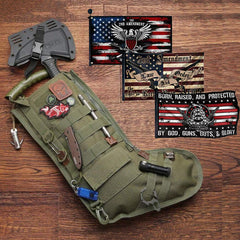 🎅Tactical Christmas Stocking - With 3 2nd Amendment Flags🇺🇸