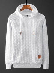 Simple Slim Knit Hoodie