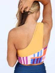 SANTIAGO PATCHWORK CROP BIKINI SET