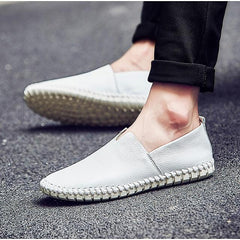 Plus Size Men Beach Daily Slip-Ons Leather Shoes
