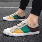 Color-Block Elasticated Shell-Toe Espadrilles