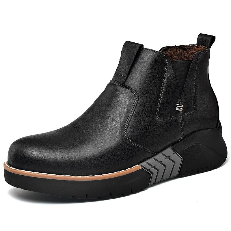 Handmade Thick-Soled Cowhide High-Top Non-Slip Boots