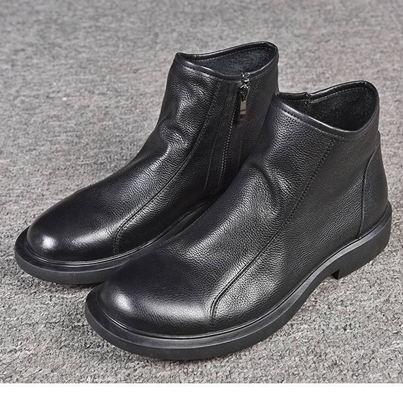 Slip-On Men'S Leather Boots