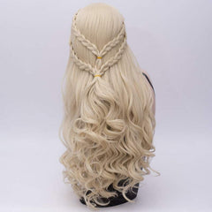 Long Synthetic Wigs Braiding Hair Blonde Rose Net Game Of Thrones