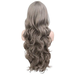 Long Wavy Cosplay 80 Cm Synthetic Hair Wigs