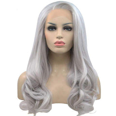 Natural Wavy High Temperature Synthetic Lace Wig