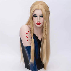 Long Synthetic Wigs Braiding Hair Blonde Rose Net Game Of Thrones