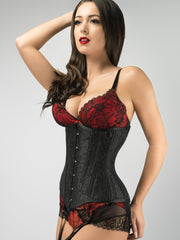 Beautiful Noire Waist Training Underbust Corset- Longline