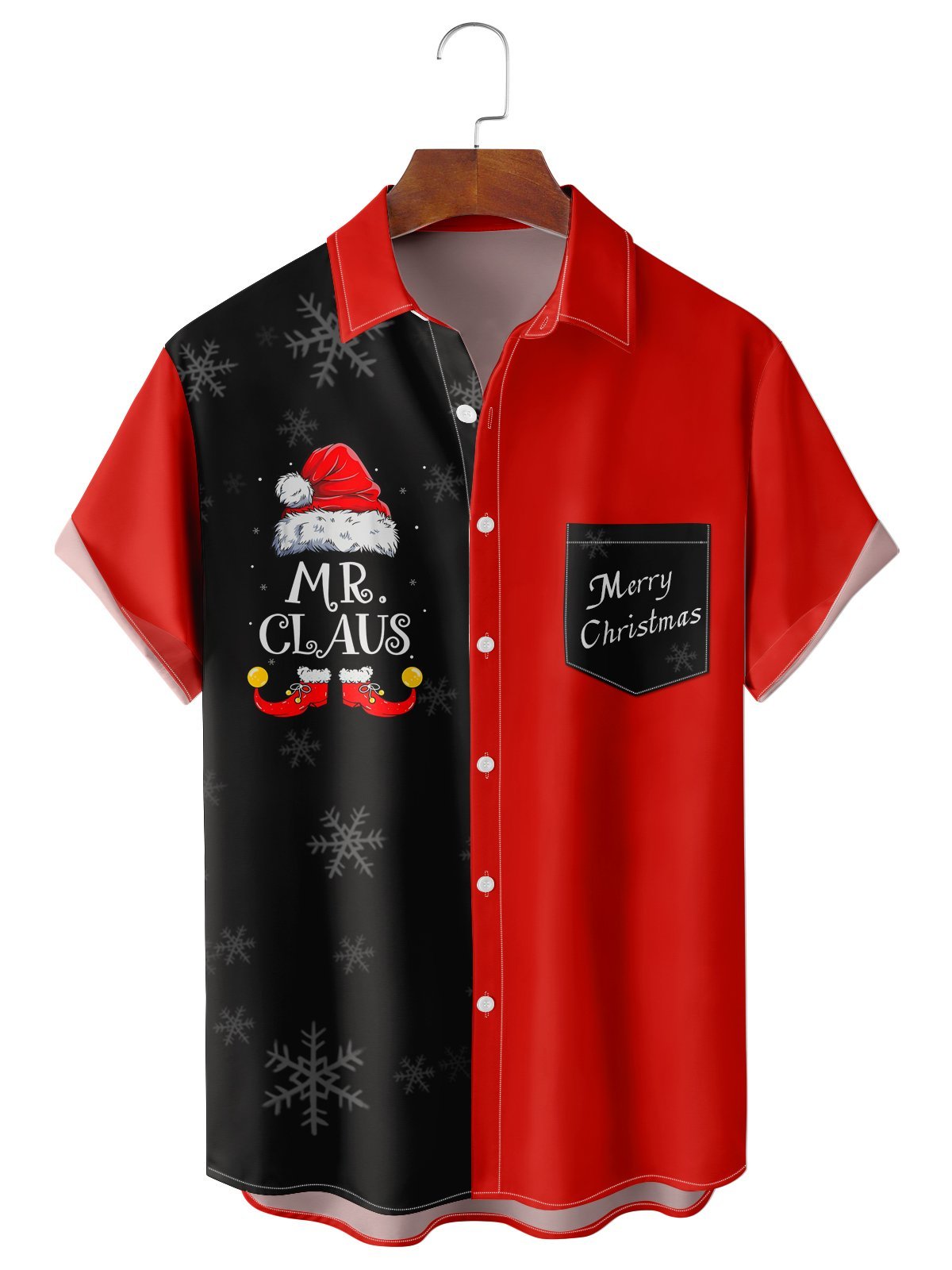 Christmas Casual Loose Plus Size Short-Sleeved Shirt