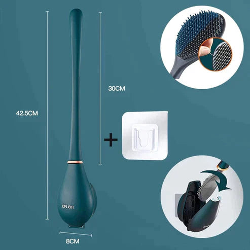 CleanSoftâ„?- Hygienic and modern toilet brush made of silicone (1+1 FREE)