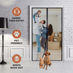 MeshGuardâ„?- Magnetic mesh screen door