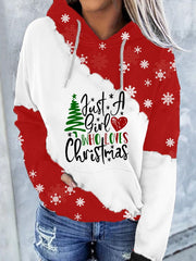 Christmas Print Hoodie