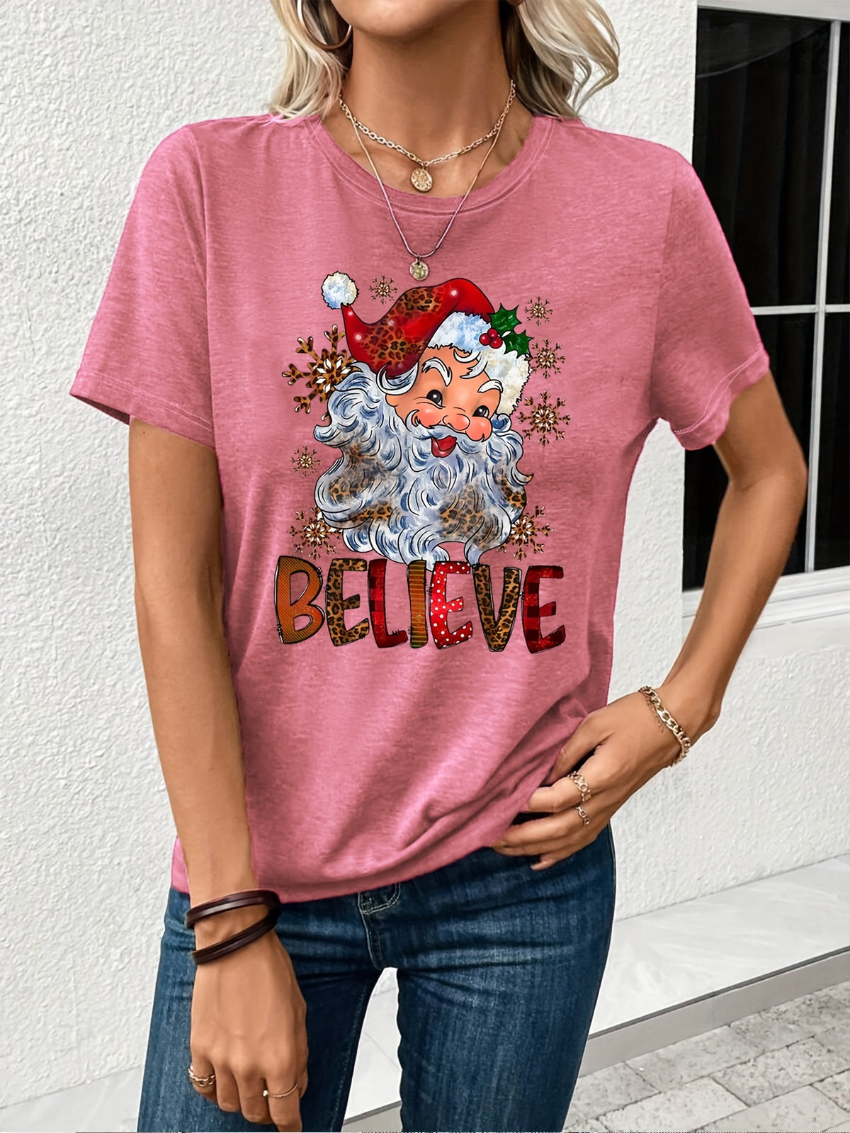 Christmas printed T-shirt