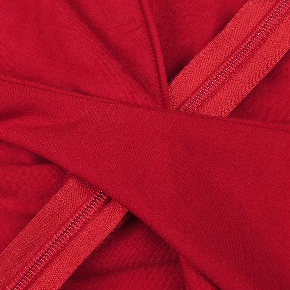The Hottest Ruched Midi Dress