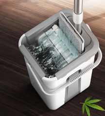 QuickCleanâ„?| Magic floor mop with bucket