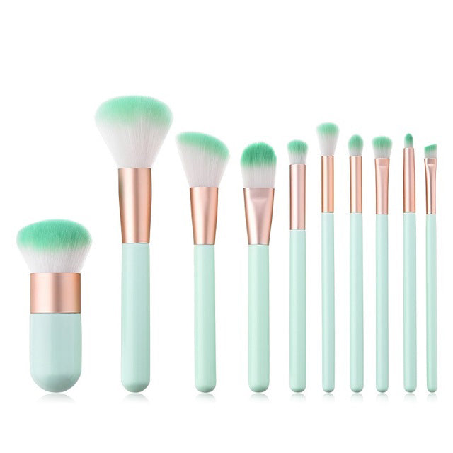 10pcs/ Makeup Brushes