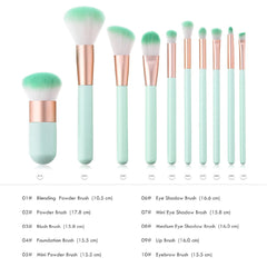 10pcs/ Makeup Brushes