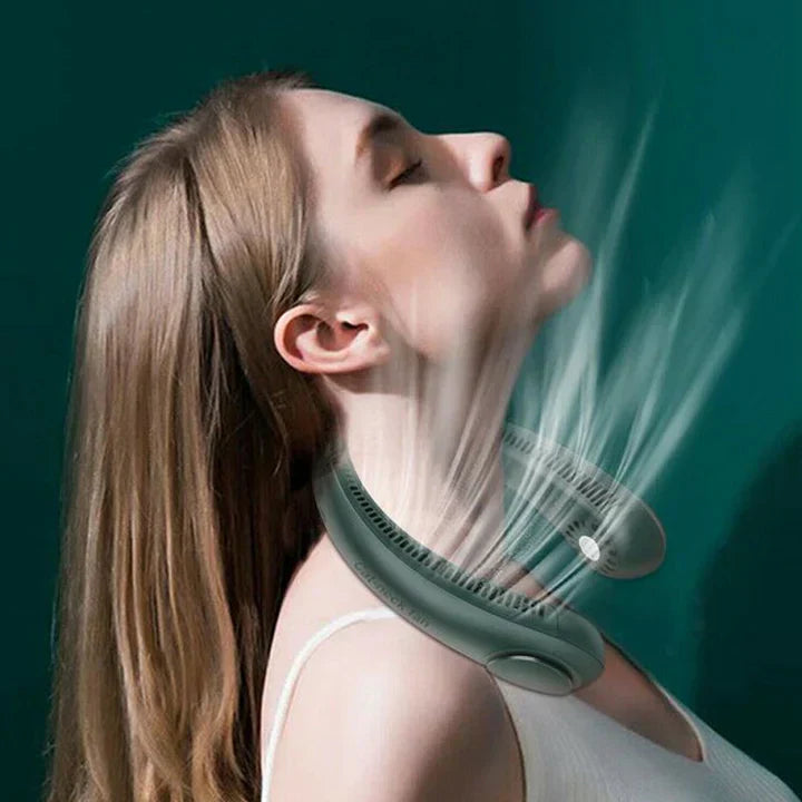 FreshBreezeâ„?Portable neck fan | 50% discount