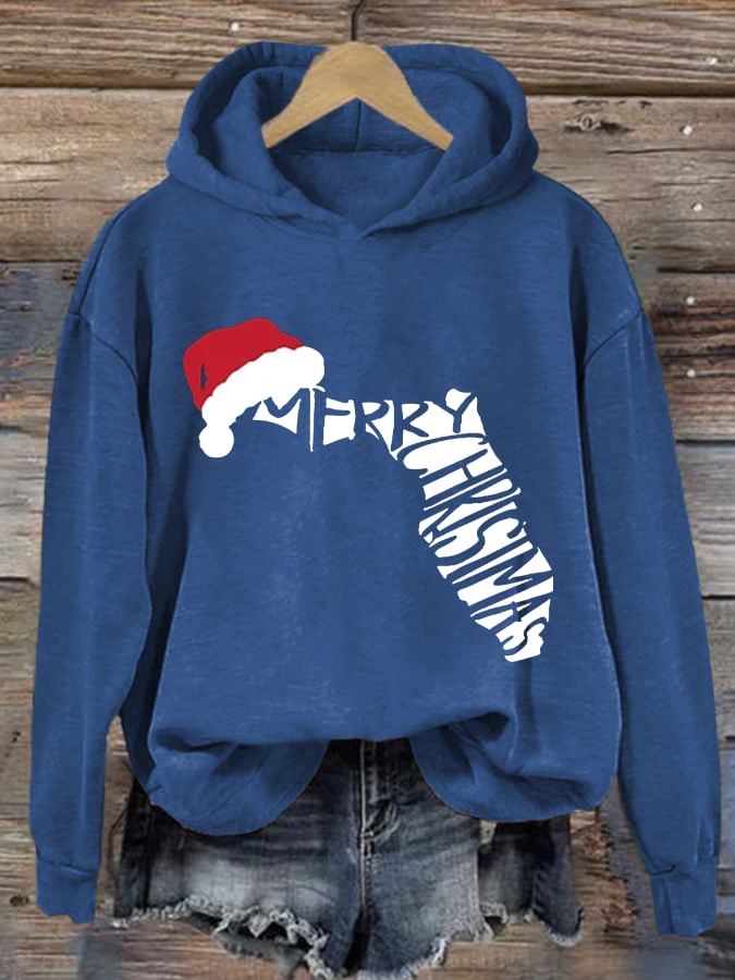 Merry Christmas Florida Casual Hoodie