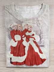 Christmas Art Illustration Print Unisex Classic T-shirt