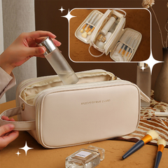 VanityVaultâ„?- Triple charm makeup bag