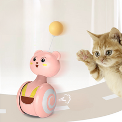 Cat Toy Ball Fun Tumbler With Feather