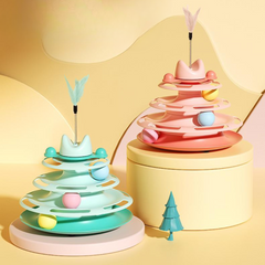Tower of Tracks Interactive Turntable Cat Toy