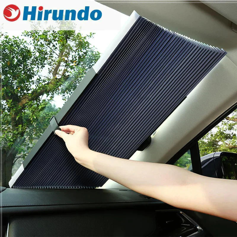 UVBlockâ„?- Retractable windscreen sunshade