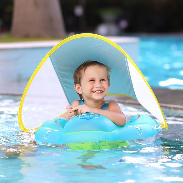 SwimTrainee - Floating baby pool - Fun, learning, swimming for toddler ...